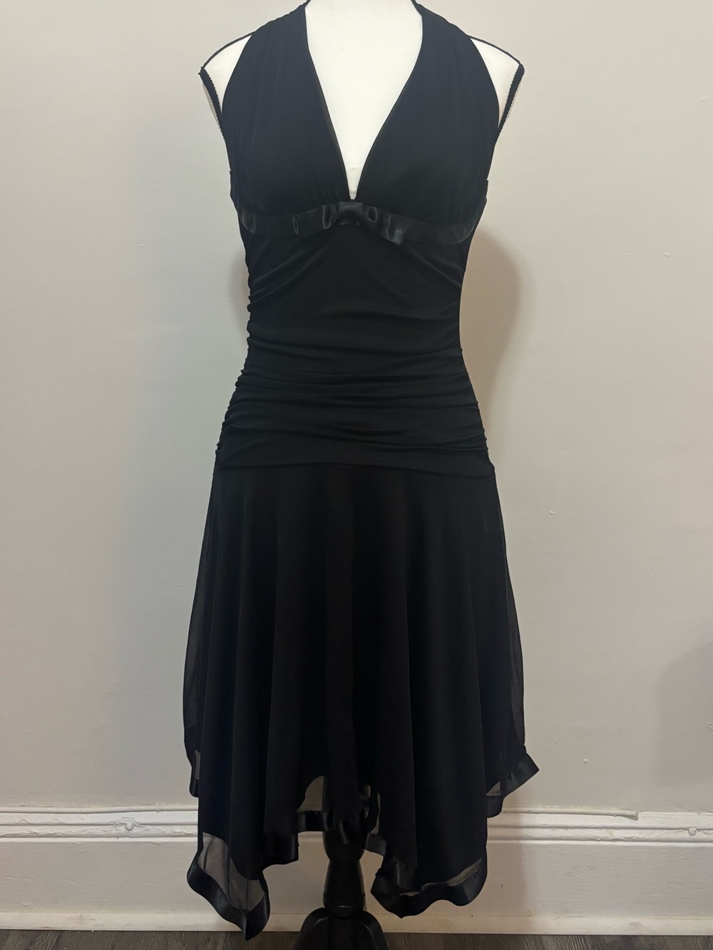 taboo black halter dress
